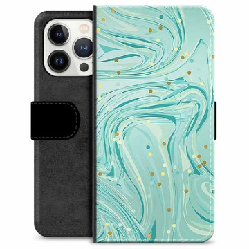 Funda Cartera Premium para iPhone 13 Pro - Menta Verde