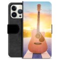 Funda Cartera Premium para iPhone 13 Pro - Guitarra