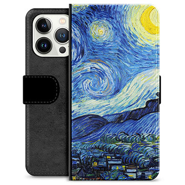 Funda Cartera Premium para iPhone 13 Pro - Cielo Nocturno