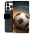 Funda Cartera Premium para iPhone 13 Pro - Fútbol