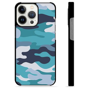 Carcasa Protectora para iPhone 13 Pro - Camuflaje Azul