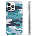 Funda de TPU para iPhone 13 Pro - Camuflaje Azul