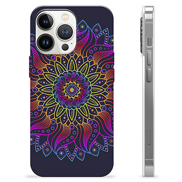 Funda de TPU para iPhone 13 Pro - Mandala Colorida