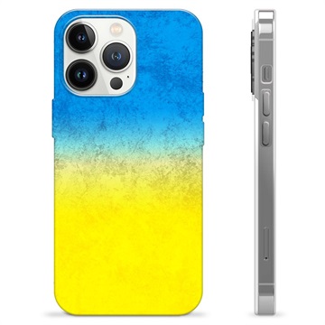 Funda TPU con bandera de Ucrania para iPhone 13 Pro - Bicolor