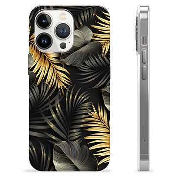 Funda de TPU para iPhone 13 Pro - Hojas Doradas