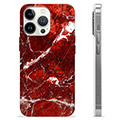 Funda de TPU para iPhone 13 Pro - Mármol Rojo