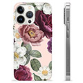 Funda de TPU para iPhone 13 Pro - Flores Románticas