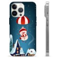 Funda de TPU para iPhone 13 Pro - Muñeco de Nieve