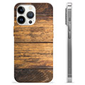 Funda de TPU para iPhone 13 Pro - Madera