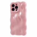 Funda TPU iPhone 13 Pro Wavy Edge Candy Bubbles - Rosa