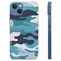 Funda de TPU para iPhone 13 - Camuflaje Azul