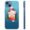 Funda de TPU para iPhone 13 - Piggy de Invierno