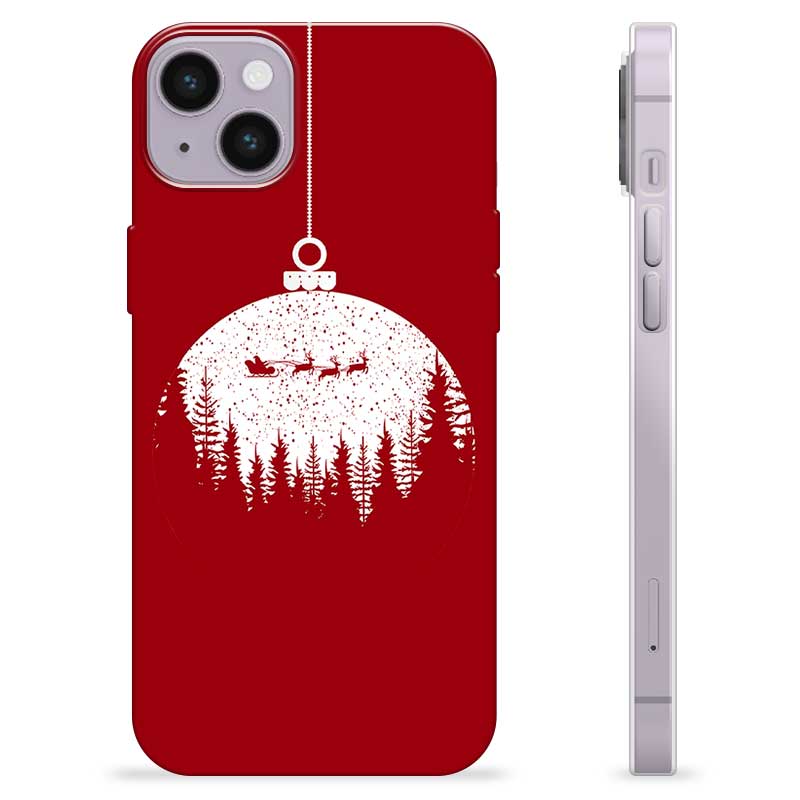 Funda de TPU para iPhone 14 Plus - Pelota de Navidad