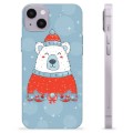 Funda de TPU para iPhone 14 Plus - Oso de Navidad