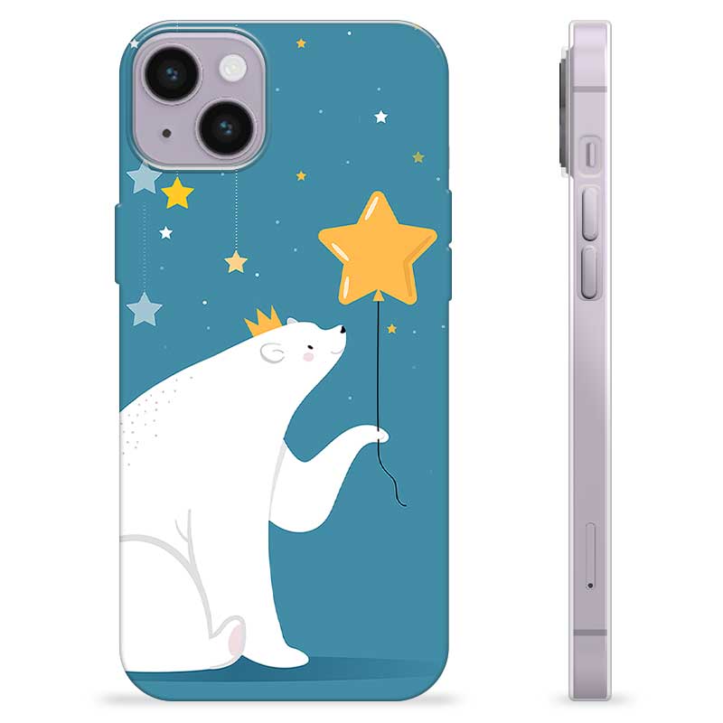 Funda de TPU para iPhone 14 Plus - Oso Polar