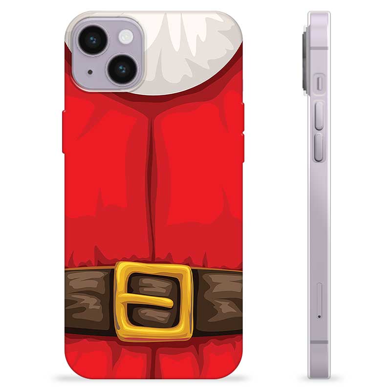 Funda de TPU para iPhone 14 Plus - Traje de Papá Noel