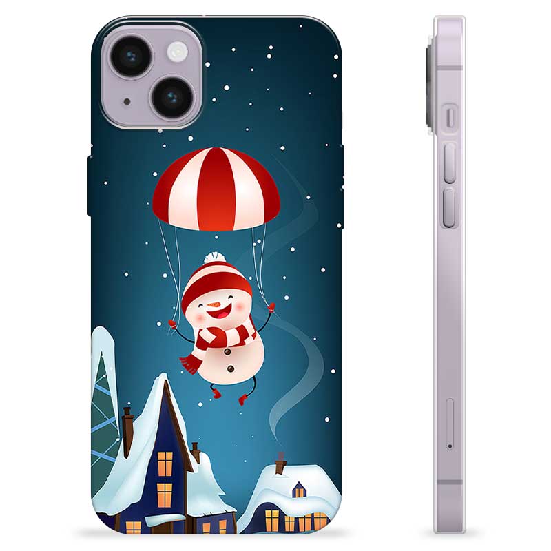 Funda de TPU para iPhone 14 Plus - Muñeco de Nieve