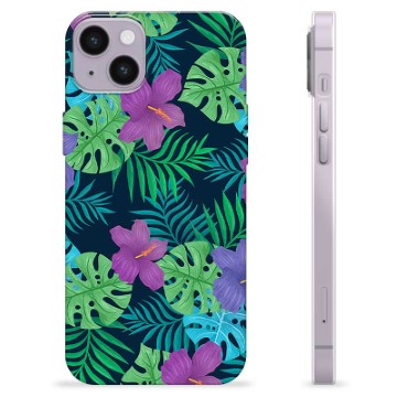 Funda de TPU para iPhone 14 Plus - Flores Tropicales