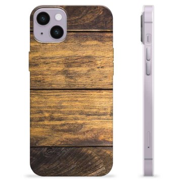 Funda de TPU para iPhone 14 Plus - Madera