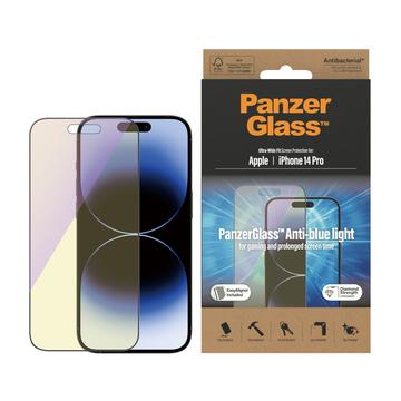 Protector de Pantalla PanzerGlass Ultra-Wide Fit Anti-Blue Light EasyAligner para iPhone 14 Pro