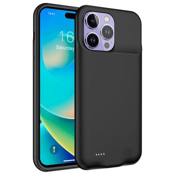 Carcasa con Batería de Reserva para iPhone 14 Pro Max - 8500mAh - Negro