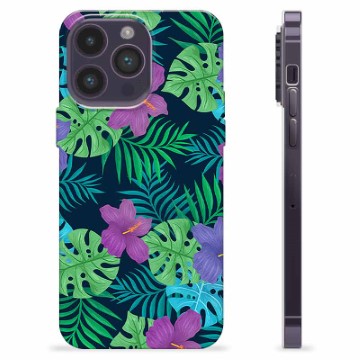 Funda de TPU para iPhone 14 Pro Max - Flores Tropicales