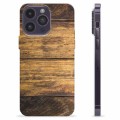 Funda de TPU para iPhone 14 Pro Max - Madera