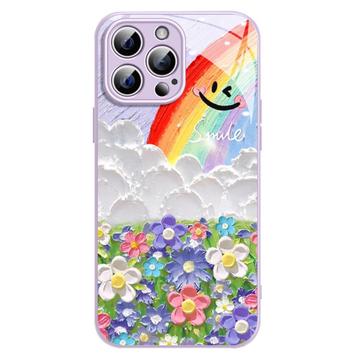 Funda híbrida iPhone 14 Pro Sonrisa y arcoiris