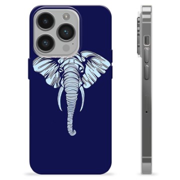 Funda de TPU para iPhone 14 Pro - Elefante