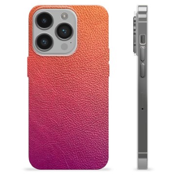 Funda de TPU para iPhone 14 Pro - Cuero degradado