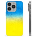 Funda TPU con bandera de Ucrania para iPhone 14 Pro - Bicolor