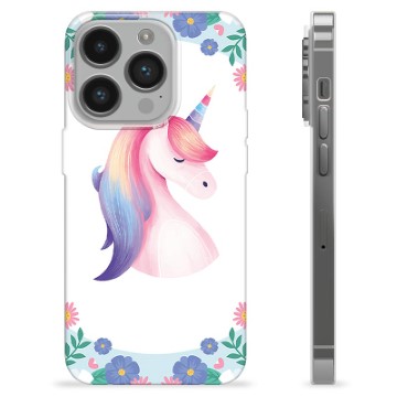 Funda de TPU para iPhone 14 Pro - Unicornio