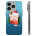 Funda de TPU para iPhone 14 Pro - Piggy de Invierno