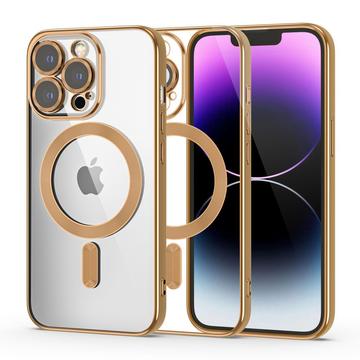 Funda Tech-Protect MagShine para iPhone 14 Pro - Compatible con MagSafe - Dorado