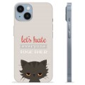 Funda de TPU para iPhone 14 - Gato Enfadado