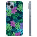 Funda de TPU para iPhone 14 - Flores Tropicales