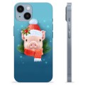 Funda de TPU para iPhone 14 - Piggy de Invierno