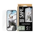 Protector de pantalla de vidrio templado PanzerGlass Safe Ultra-Wide Fit iPhone 15/16 - 9H - Transparente