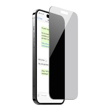 Protector de pantalla de cristal templado Puro Privacy para iPhone 15/16 9H - Anti-espía