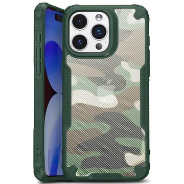 Carcasa Híbrida Anti-Choque para iPhone 15 - Camuflaje Militar