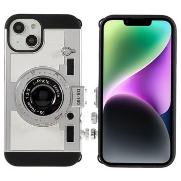 Funda híbrida estilo cámara para iPhone 15