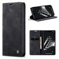 Funda Caseme Serie 013 para iPhone 15 - Estilo Cartera - Negro