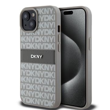 iPhone 15 Funda DKNY Repeat Pattern Tonal Stripe