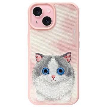 Funda Gato para iPhone 15 Nimmy Friends Big Eyed Pet 2.0