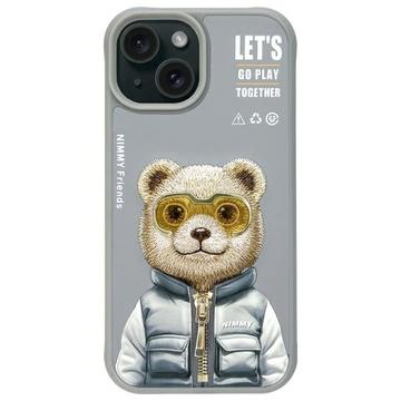 Funda de oso Nimmy Friends Cool&Cute 2.0 para iPhone 15