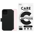 Funda de cartera 2 en 1 iPhone 15 PanzerGlass Care Tango - Compatible con MagSafe - Negro