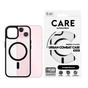 Funda PanzerGlass Care Urban Combat para iPhone 15 - Compatible con MagSafe