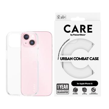 Funda PanzerGlass Care Urban Combat para iPhone 15 - Transparente