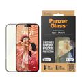 Protector de pantalla PanzerGlass EyeCare Ultra-Wide Fit EasyAligner para iPhone 15 - Borde negro