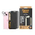 Pack 3 en 1 PanzerGlass Privacy para iPhone 15